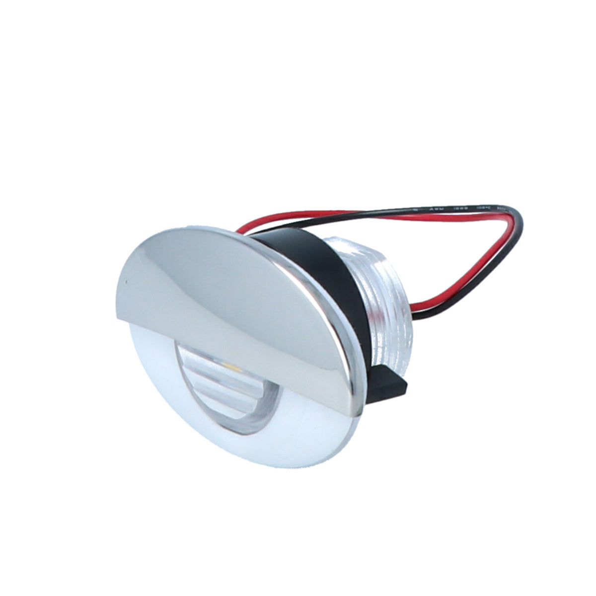 Mega LED - Agata LED Courtesy Light - 0.2W, Mirror Polished, 12-24V DC, IP67 — Quality Boat Parts