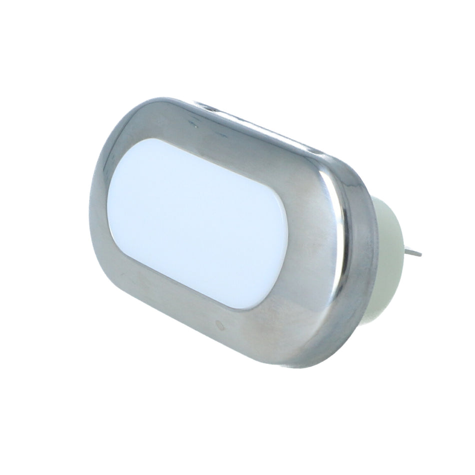 Mega LED - Creta Courtesy Light - For Festoon LED Bulb, Mirror Polished Finish (CRETA) — Quality Boat Parts