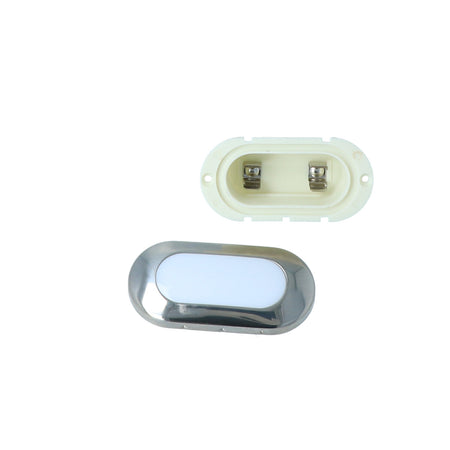 Mega LED - Creta Courtesy Light - For Festoon LED Bulb, Mirror Polished Finish (CRETA) — Quality Boat Parts