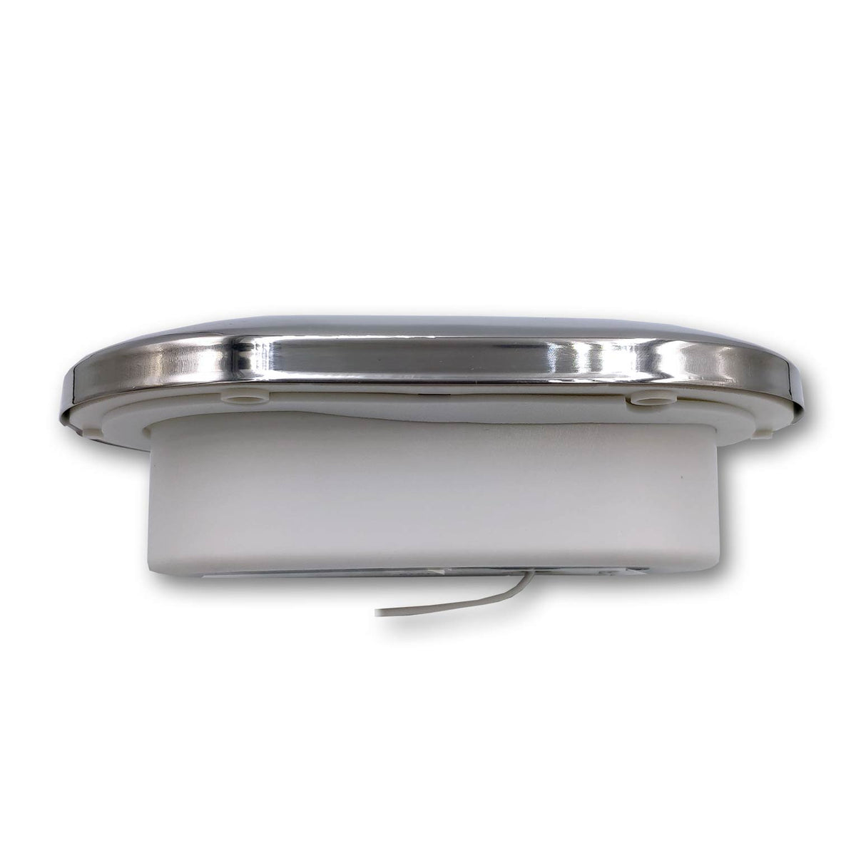 Mega LED - Lesvos LED Courtesy Light - For G4 LED Bulb, Mirror Polished Stainless Steel Bezel, PC Lens — Quality Boat Parts