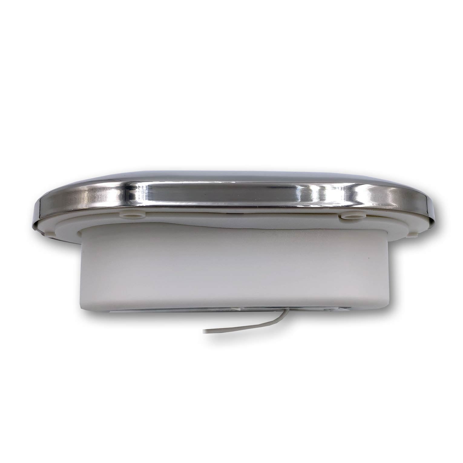 Mega LED - Lesvos LED Courtesy Light - For G4 LED Bulb, Mirror Polished Stainless Steel Bezel, PC Lens — Quality Boat Parts
