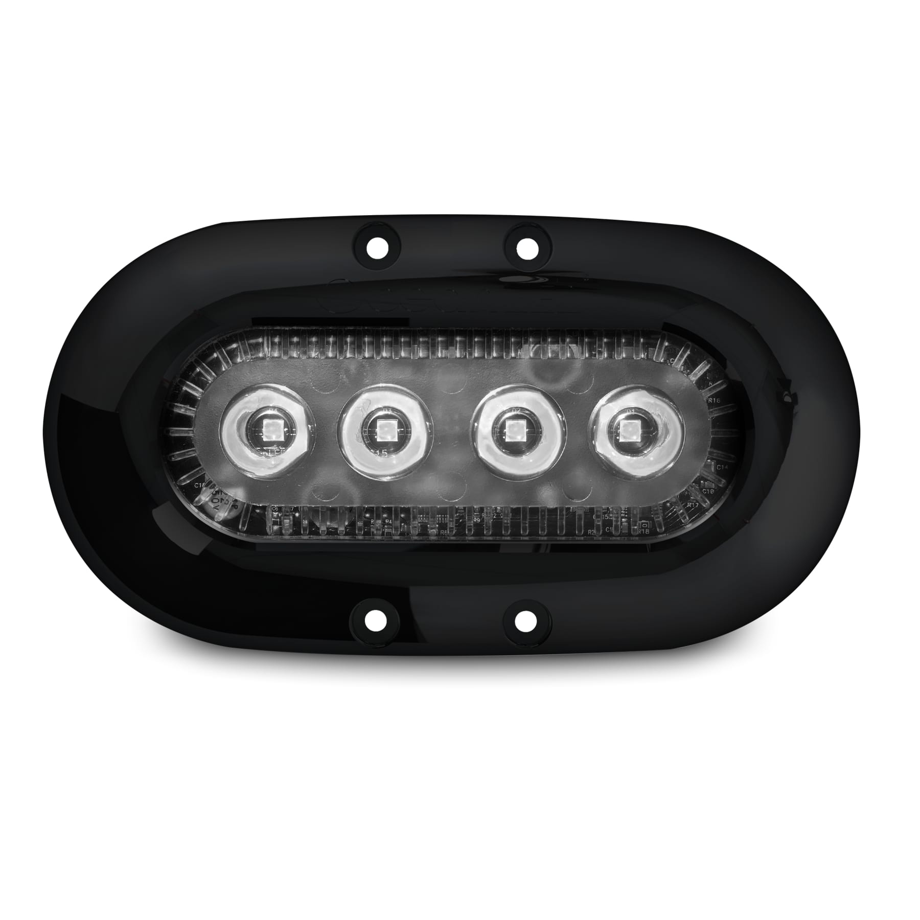 Ocean LED - Replacement Bezel - Plastic, Bezel Black (PLS-000108) — Quality Boat Parts