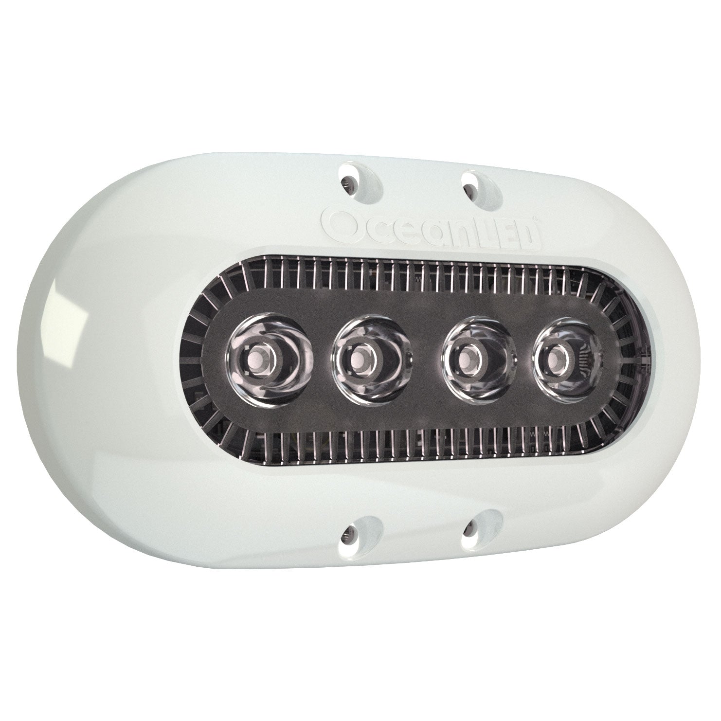 Ocean LED - X-SERIES X4 Underwater Light - With Isolating Mounting Kit, 9-32V, IP69K, Circular Beam Angle, Up to 1150 Fixture Lumens — Quality Boat Parts