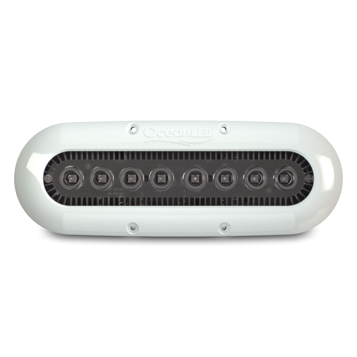 Ocean LED - X-SERIES X8 Underwater Light - With Isolating Mounting Kit, 9-32V DC, IP69K, Circular Beam, Up to 2300 Fixture Lumens — Quality Boat Parts