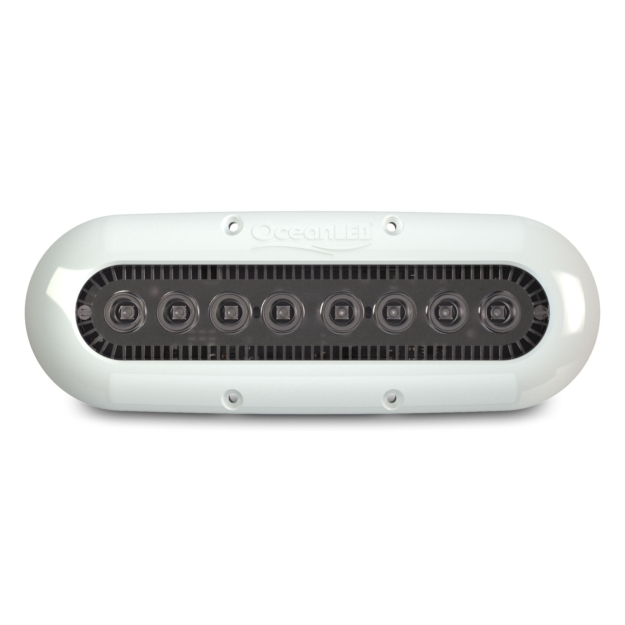 Ocean LED - X-SERIES X8 Underwater Light - With Isolating Mounting Kit, 9-32V DC, IP69K, Circular Beam, Up to 2300 Fixture Lumens — Quality Boat Parts