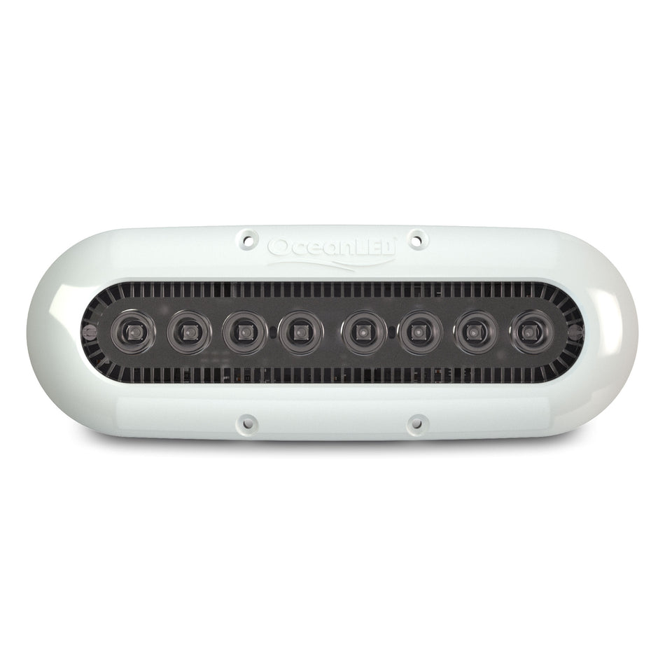 Ocean LED - X-SERIES X8 Underwater Light - With Isolating Mounting Kit, 9-32V DC, IP69K, Circular Beam, Up to 2300 Fixture Lumens — Quality Boat Parts