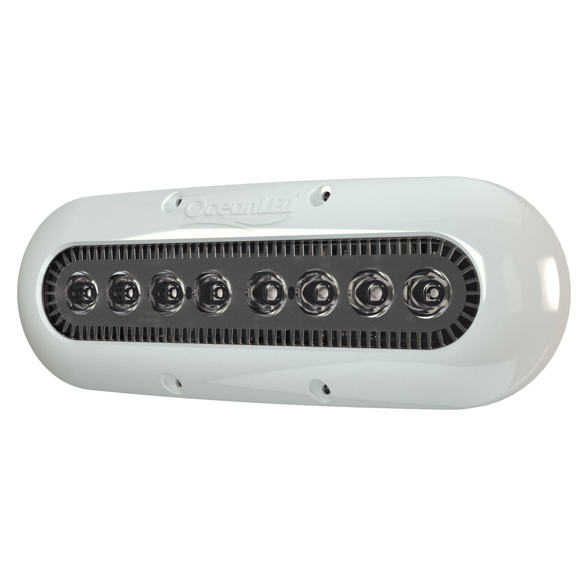 Ocean LED - X-SERIES X8 Underwater Light - With Isolating Mounting Kit, 9-32V DC, IP69K, Circular Beam, Up to 2300 Fixture Lumens — Quality Boat Parts