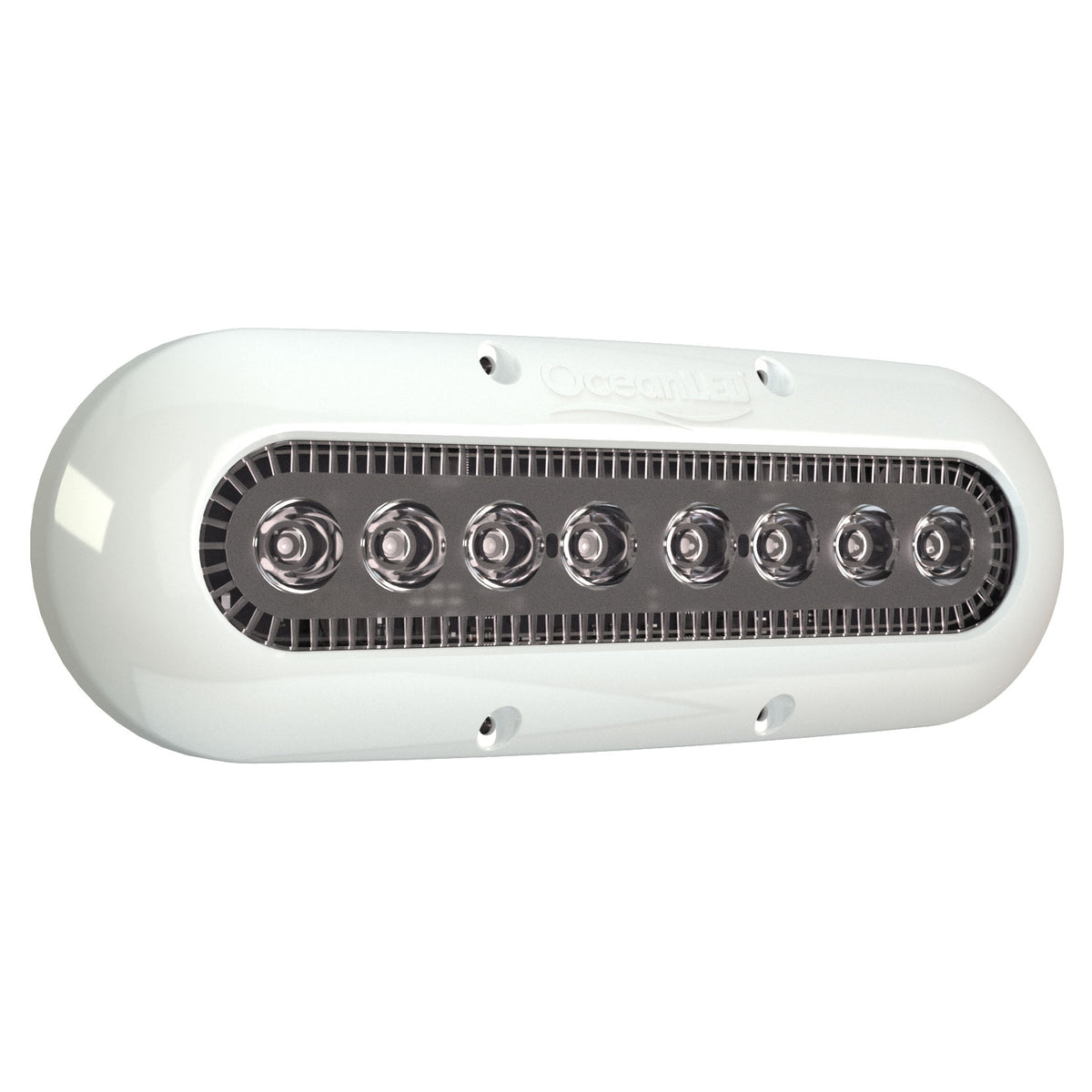 Ocean LED - X-SERIES X8 Underwater Light - With Isolating Mounting Kit, 9-32V DC, IP69K, Circular Beam, Up to 2300 Fixture Lumens — Quality Boat Parts