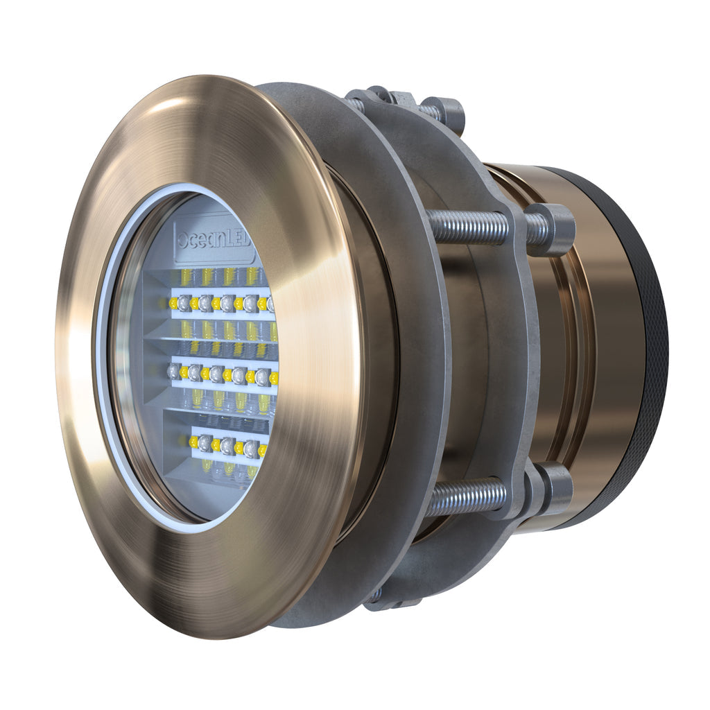 Ocean LED - Explore XFM E6 Single Color Underwater Light - Aluminium Bronze, IP69K — Quality Boat Parts
