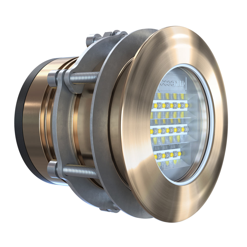 Ocean LED - Explore XFM E6 Single Color Underwater Light - Aluminium Bronze, IP69K — Quality Boat Parts