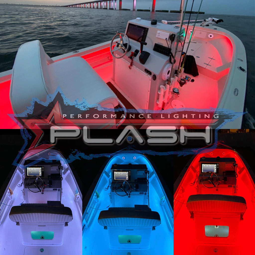 Plash - Waterproof Flexible Light Strip - IP68, 12V, RGB, 9ft (FLS-RGB-68-9FT) — Quality Boat Parts