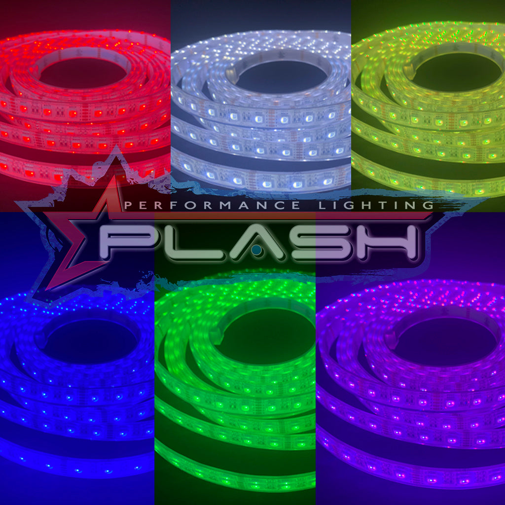 Plash - Waterproof Flexible Light Strip - IP68, 12V, RGBW, 10ft (FLS-RGBW-68-10FT) — Quality Boat Parts