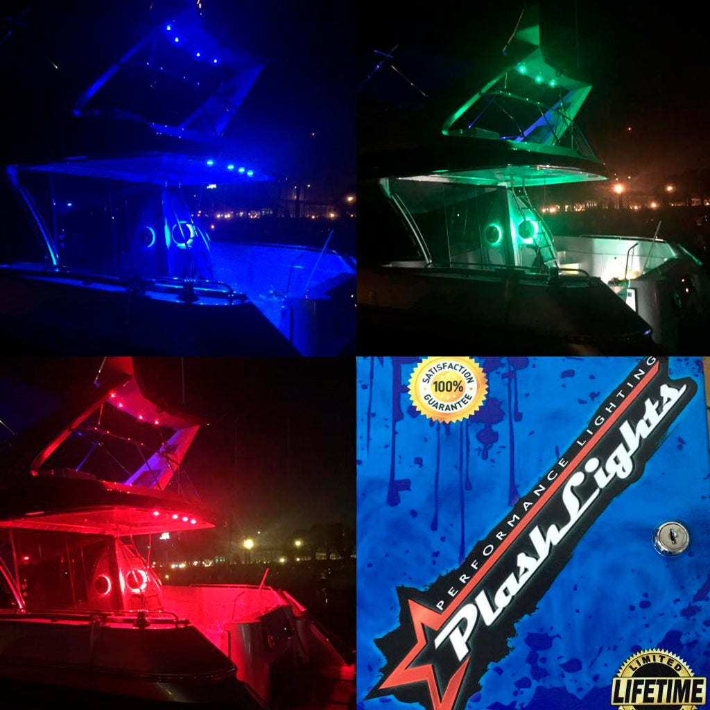 Plash - Waterproof Flexible Light Strip - IP68, 12V, RGBW, 10ft (FLS-RGBW-68-10FT) — Quality Boat Parts