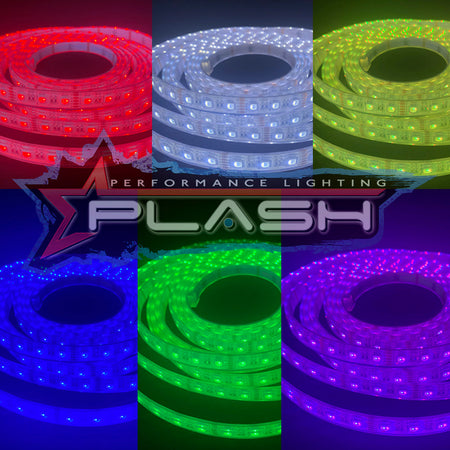 Plash - Waterproof Flexible Light Strip - IP68, 12V, RGBW, 20ft (FLS-RGBW-68-20FT) — Quality Boat Parts