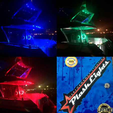Plash - Waterproof Flexible Light Strip - IP68, 12V, RGBW, 20ft (FLS-RGBW-68-20FT) — Quality Boat Parts