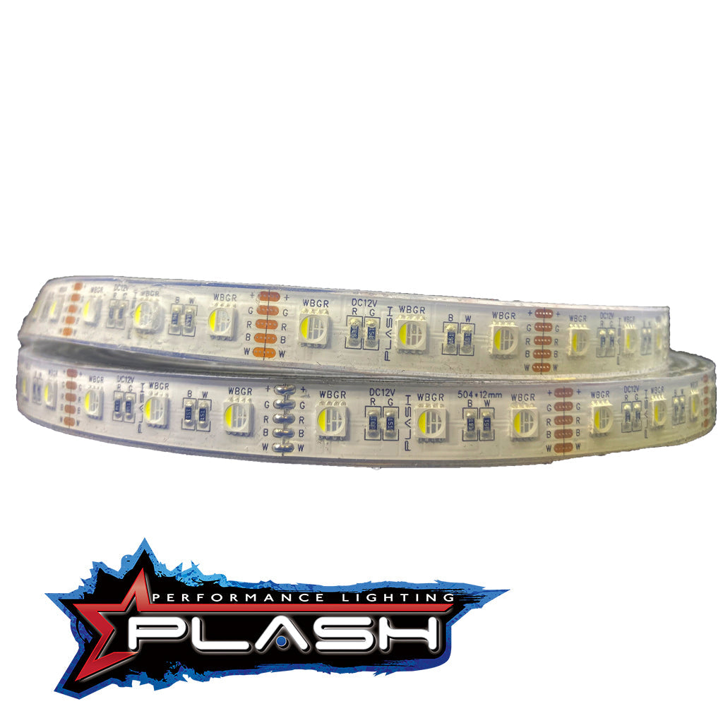 Plash - Waterproof Flexible Light Strip - IP68, 12V, RGBW, 24ft (FLS-RGBW-68-24FT) — Quality Boat Parts