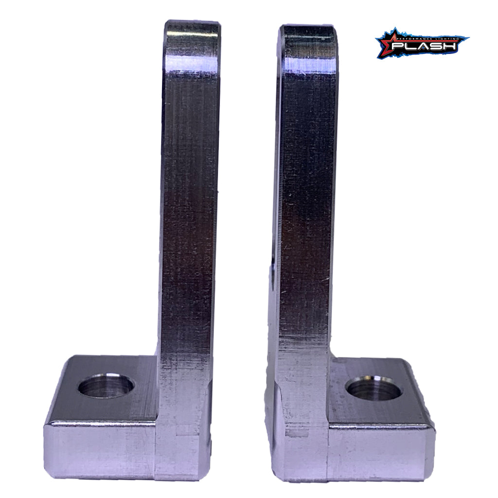Plash - Billet Aluminum Light Bar "L" Mount - 0.375" Slot, Pair — Quality Boat Parts