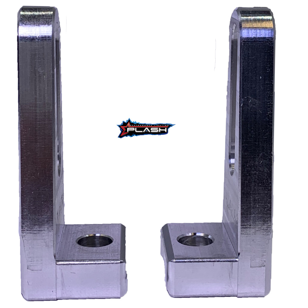 Plash - Billet Aluminum Light Bar "L" Mount - 0.375" Slot, Pair — Quality Boat Parts