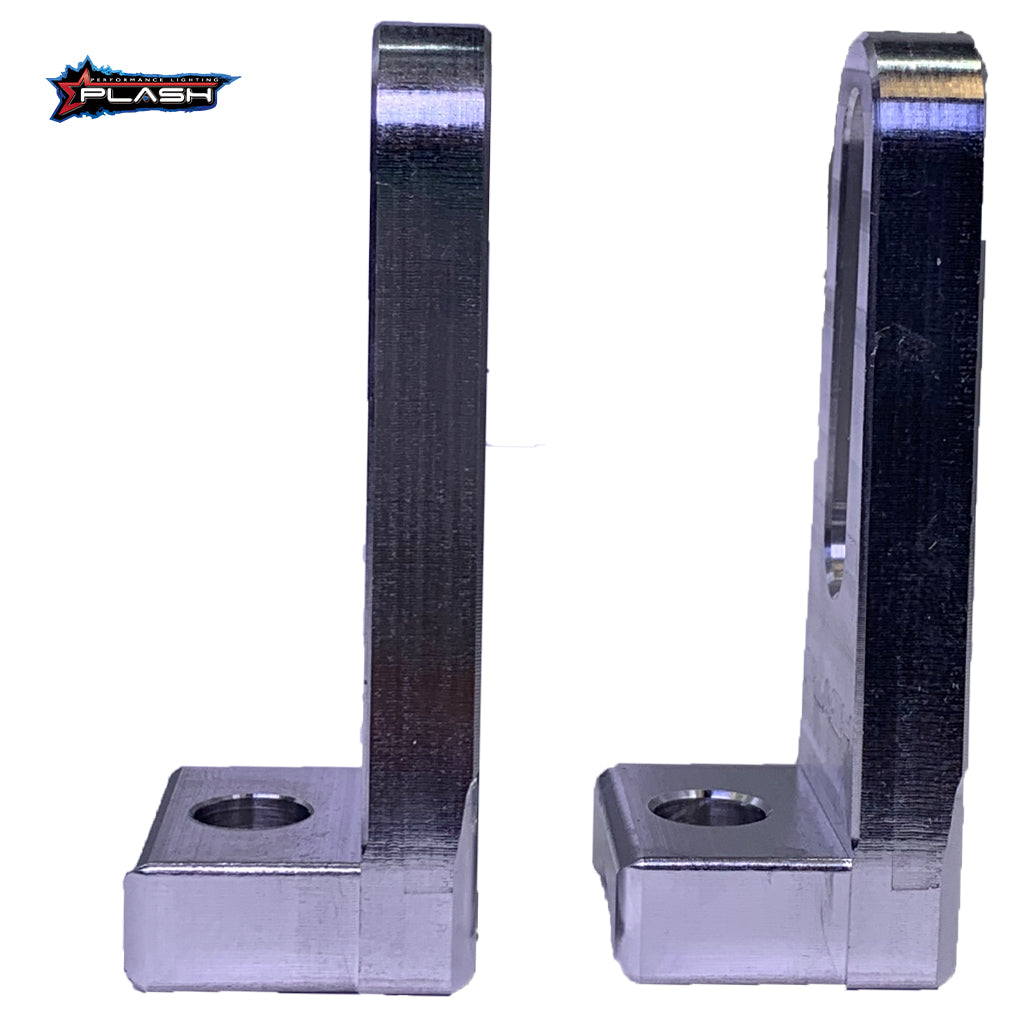 Plash - Billet Aluminum Light Bar "L" Mount - 0.375" Slot, Pair — Quality Boat Parts