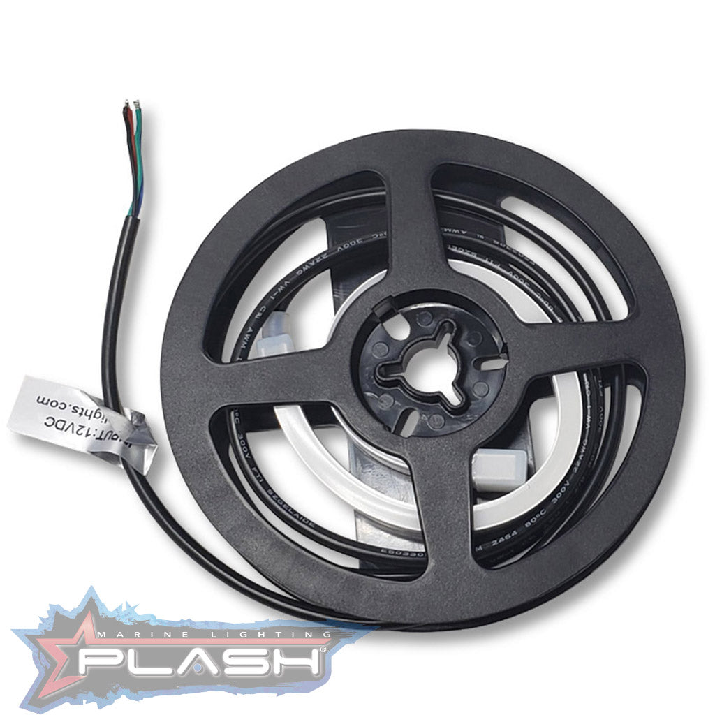 Plash - LED Neon Flex - 12V, RGB, 10 inch, 2.5W, 500lm, 3ft, IP67 (LG08S0612-RGB) — Quality Boat Parts