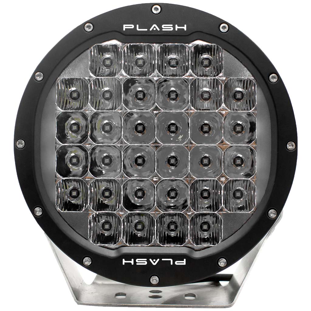 Plash - Pearl 9" Round Search Light - 9-36V, 96W, IP69K, 8200lm (PEARL-CB) — Quality Boat Parts