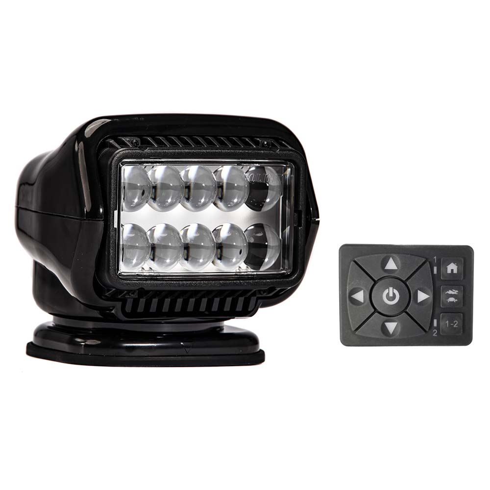 Golight - Stryker ST Series Spreader Light - Permanent Mount, 12V, With Hard Wired Dash Mount Remote — Quality Boat Parts