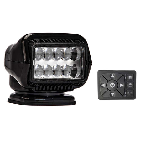 Golight - Stryker ST Series Spreader Light - Permanent Mount, 12V, With Hard Wired Dash Mount Remote — Quality Boat Parts