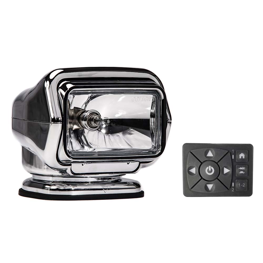 Golight - Stryker ST Series Spreader Light - Permanent Mount, 12V, With Hard Wired Dash Mount Remote — Quality Boat Parts