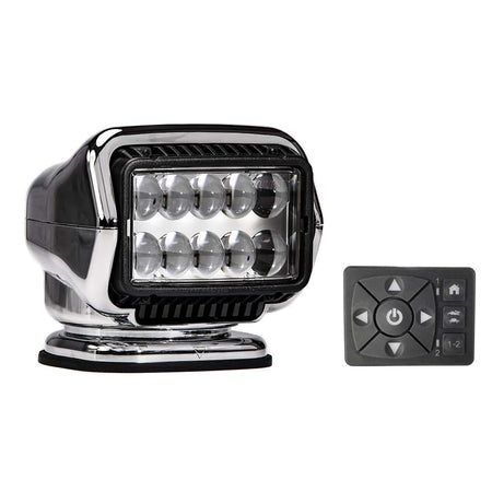 Golight - Stryker ST Series Spreader Light - Permanent Mount, 12V, With Hard Wired Dash Mount Remote — Quality Boat Parts