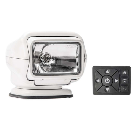 Golight - Stryker ST Series Spreader Light - Permanent Mount, 12V, With Hard Wired Dash Mount Remote — Quality Boat Parts