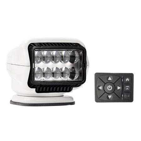 Golight - Stryker ST Series Spreader Light - Permanent Mount, 12V, With Hard Wired Dash Mount Remote — Quality Boat Parts
