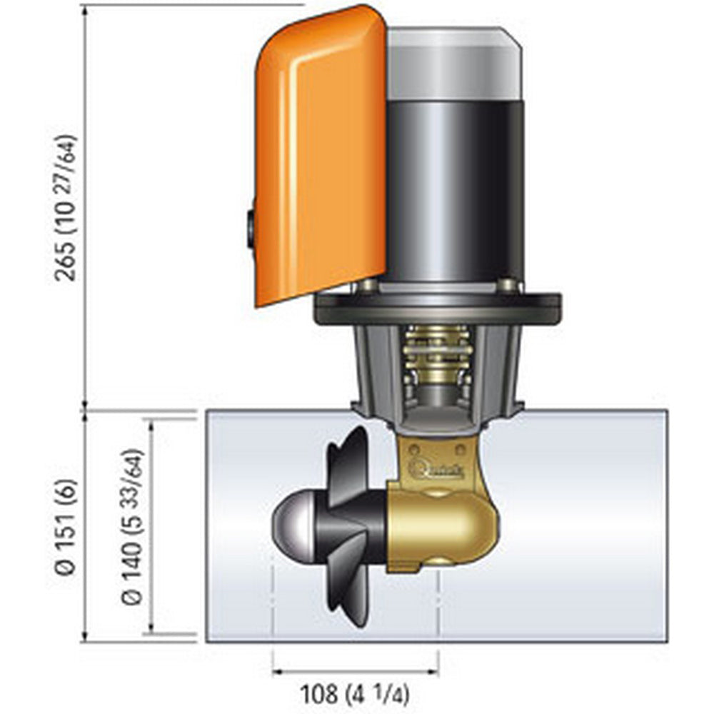 Quick Marine - Bow Thruster - 12V — Quality Boat Parts