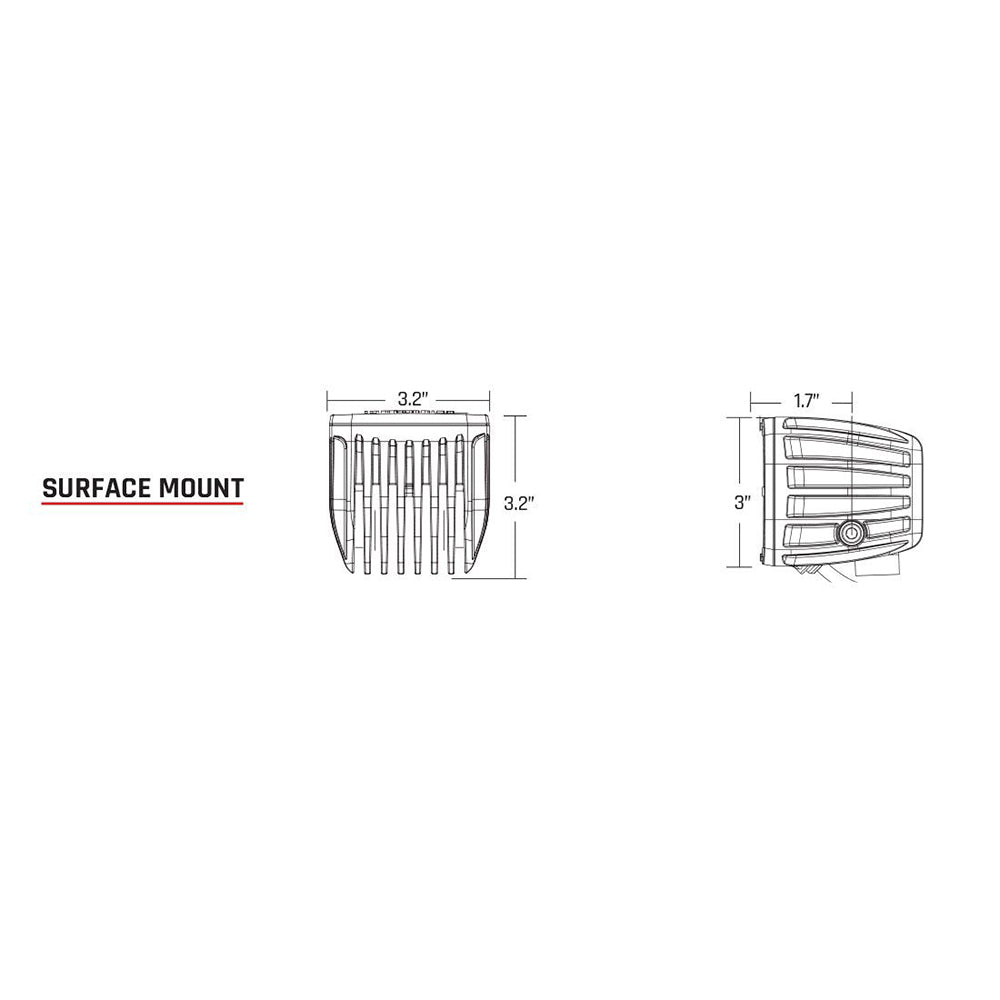 RIGID Industries - Radiance Pod - White Backlight — Quality Boat Parts