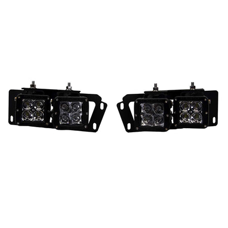 RIGID Industries - 2010-2017 Dodge Ram 2500/3500 & 2009-12 Dodge Ram 1500 Fog Light Mount Kit — Quality Boat Parts