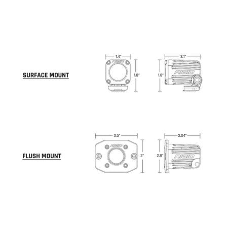 RIGID Industries - Ignite Motorcycle Kit Spot - High/Low - Black — Quality Boat Parts