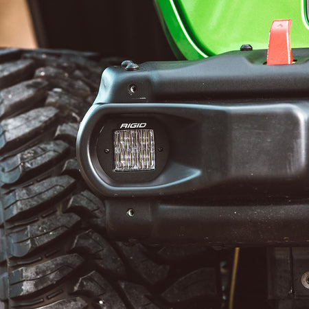 RIGID Industries - 2018 Jeep Wrangler JL Fog Mount f/2 D-Series Lights — Quality Boat Parts