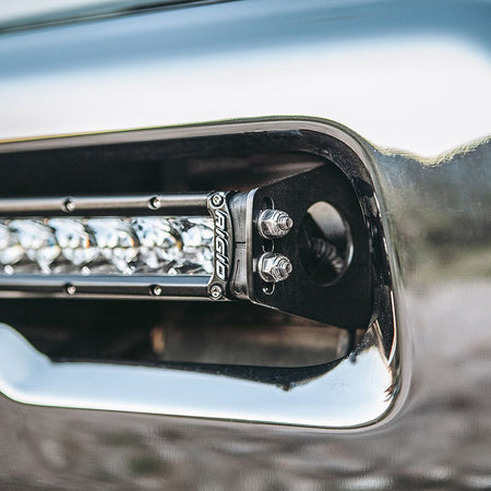 RIGID Industries - 2010-2019 RAM 2500/3500 Bumper Mount f/20" & 40" Lightbar - Black — Quality Boat Parts