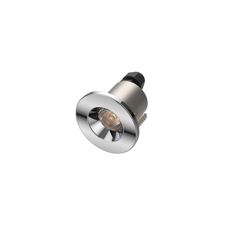 Cantalupi - MICRO FAL Courtesy Light - Chrome, Screw Mounting (20MICRO02FALD3SS) — Quality Boat Parts