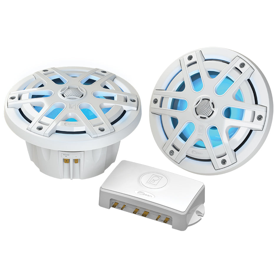Poly-Planar - MA-OC Blue LED Speaker - IPX6, Blue LED — Quality Boat Parts