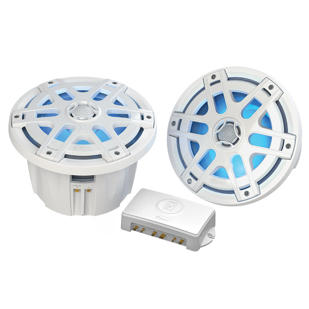 Poly-Planar - MA-OC Blue LED Speaker - IPX6, Blue LED — Quality Boat Parts