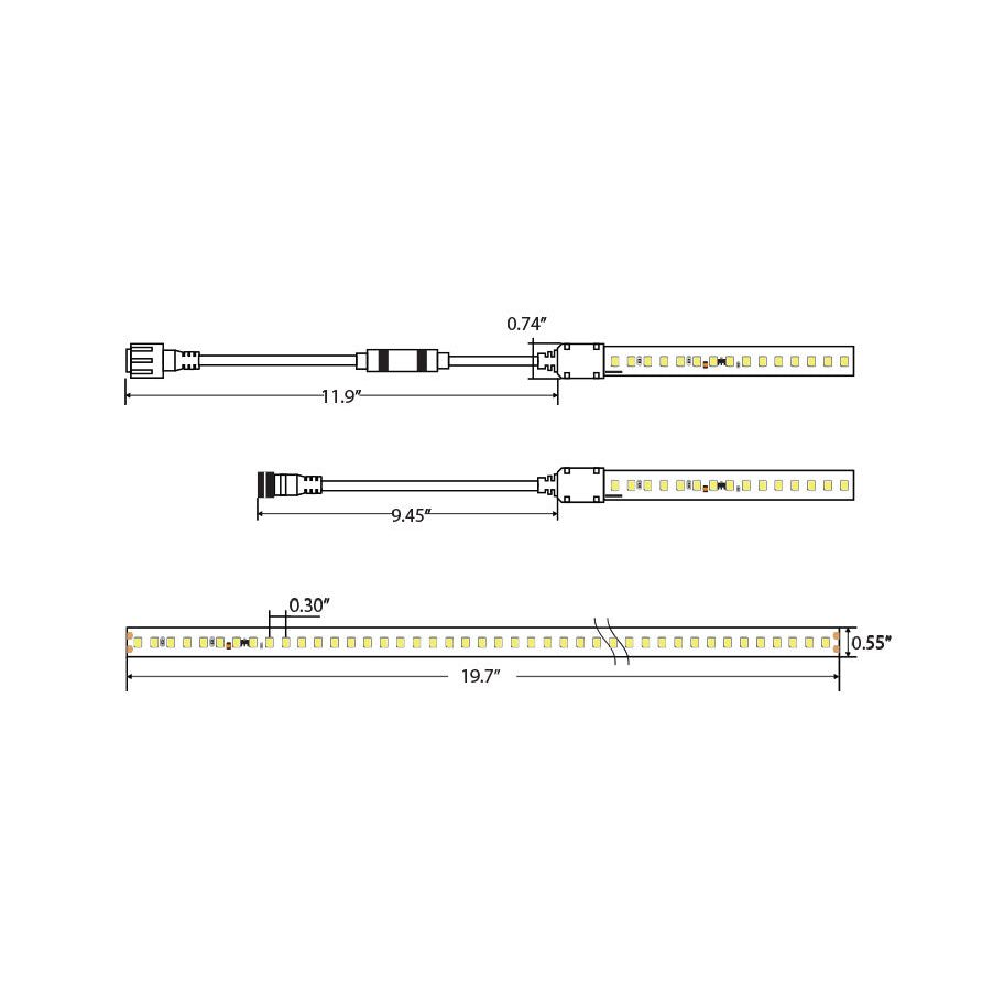 Plash - Harsh Environment LED Strip Light - 110V, IP68 — Quality Boat Parts