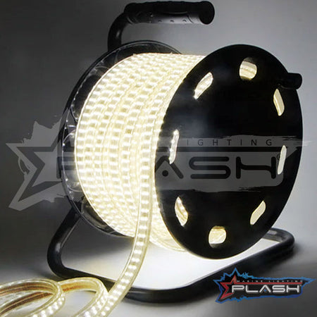 Plash - LED Strip Light - 110V, IP68, White, 10ft (FLS-110V-WW-10FT) — Quality Boat Parts