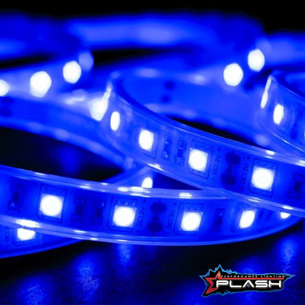 Plash - Waterproof Flexible Light Strip - IP68, 12V, Blue, 20ft (FLS-BL-68-20FT) — Quality Boat Parts