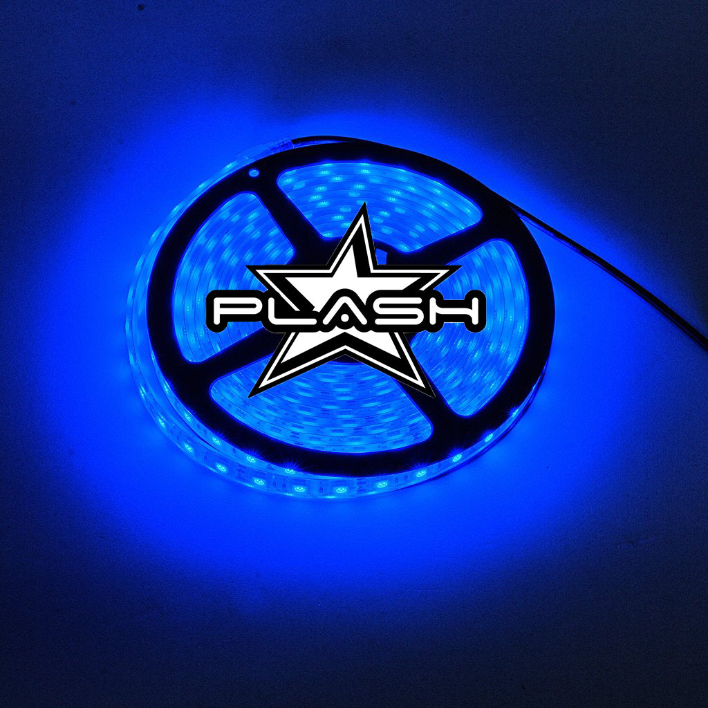 Plash - Waterproof Flexible Light Strip - IP68, 12V, Blue, 24ft (FLS-BL-68-24FT) — Quality Boat Parts