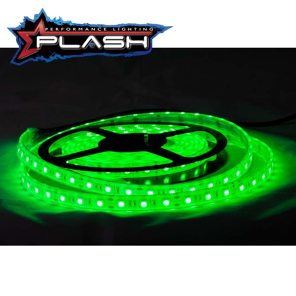 Plash - Waterproof Flexible Light Strip - IP68, 12V, Green, 2ft (FLS-GR-68-2FT) — Quality Boat Parts