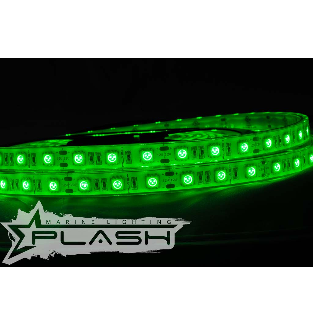 Plash - Waterproof Flexible Light Strip - IP68, 12V, Green, 2ft (FLS-GR-68-2FT) — Quality Boat Parts