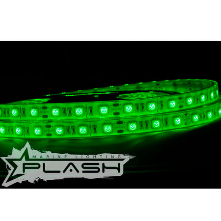 Plash - Waterproof Flexible Light Strip - IP68, 12V, Green, 2ft (FLS-GR-68-2FT) — Quality Boat Parts