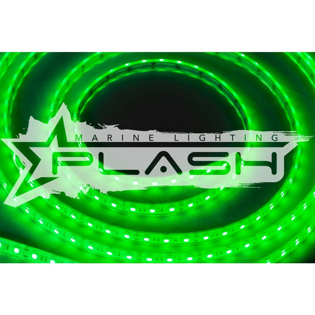 Plash - Waterproof Flexible Light Strip - IP68, 12V, Green, 2ft (FLS-GR-68-2FT) — Quality Boat Parts