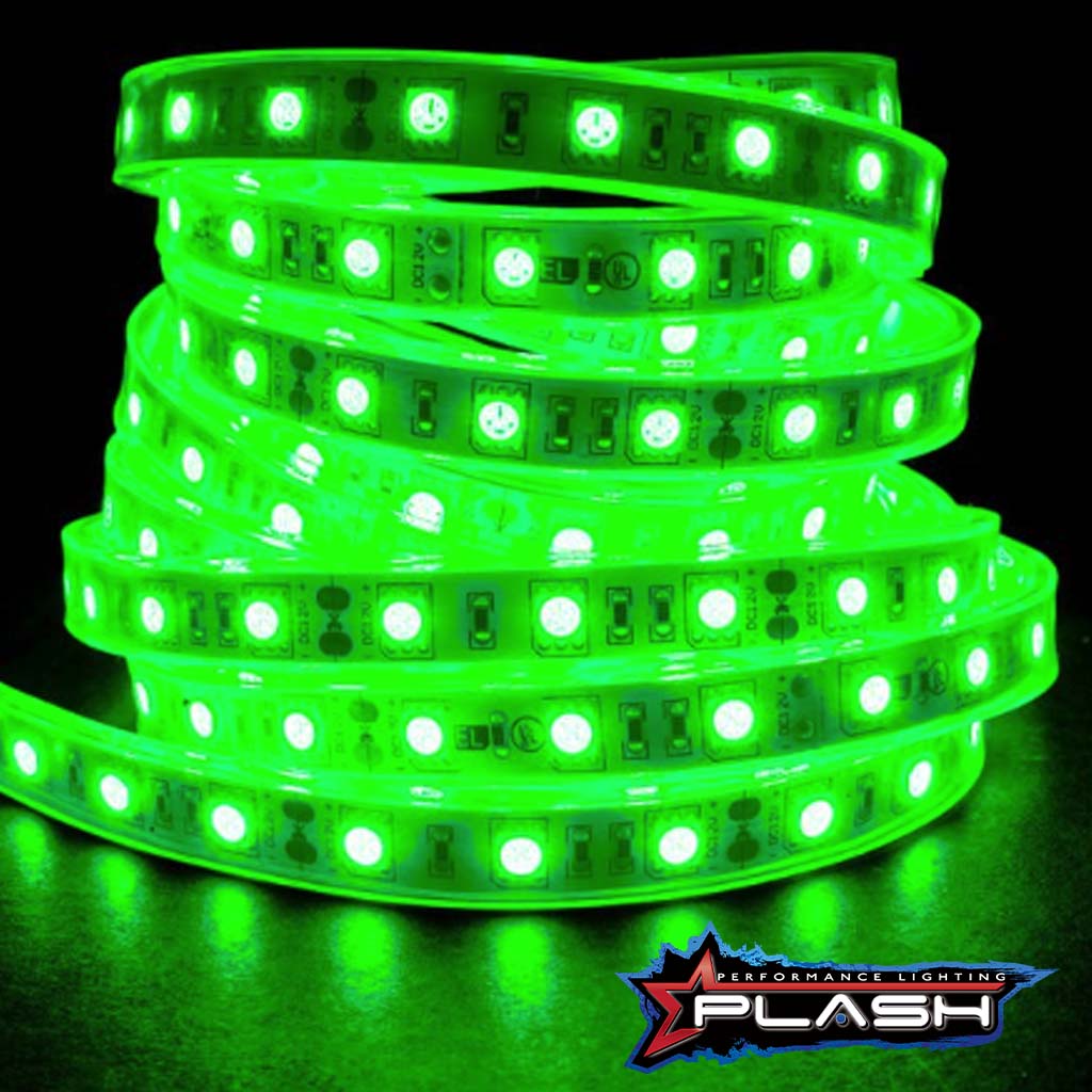 Plash - Waterproof Flexible Light Strip - IP68, 12V, Green, 2ft (FLS-GR-68-2FT) — Quality Boat Parts