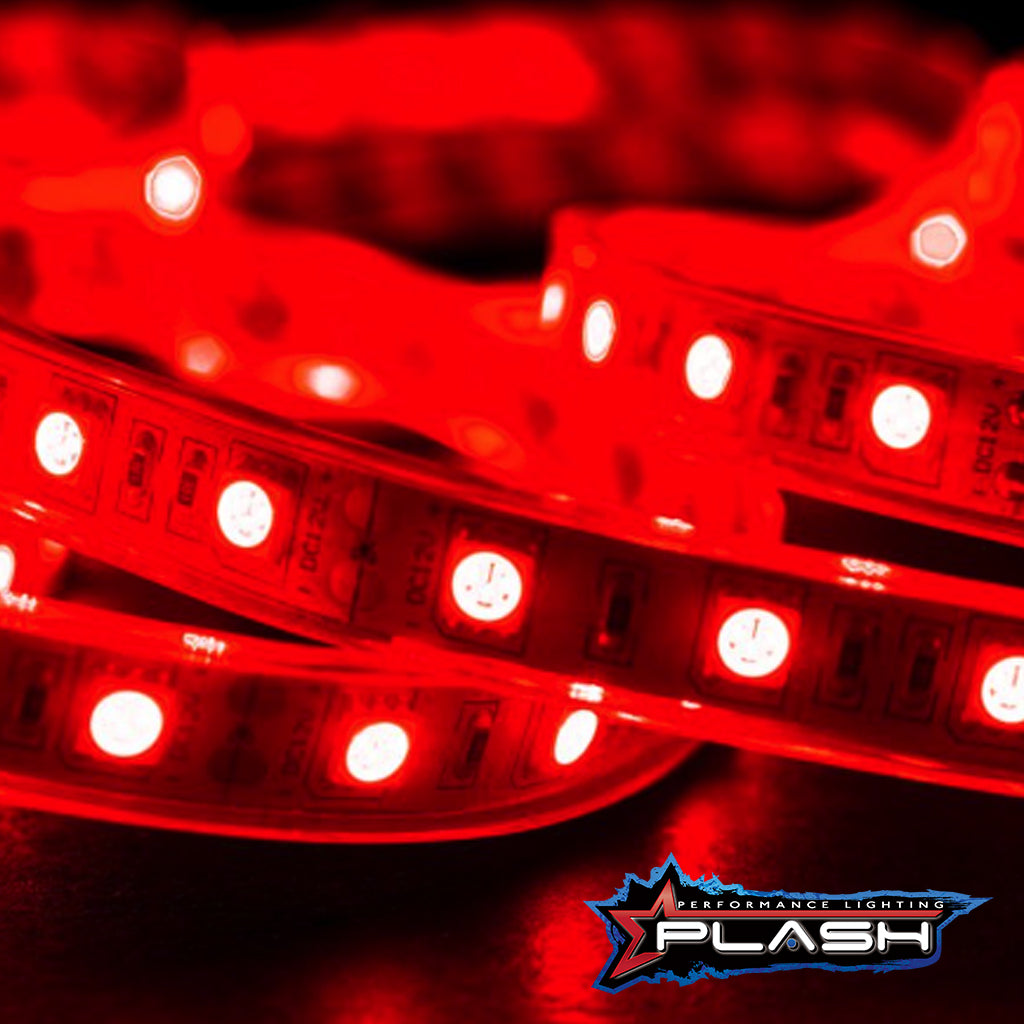 Plash - Waterproof Flexible Light Strip - IP68, 12V, Red, 2ft (FLS-RD-68-2FT) — Quality Boat Parts